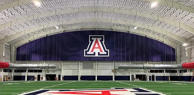 University of Arizona campus and student housing areas in Tucson.